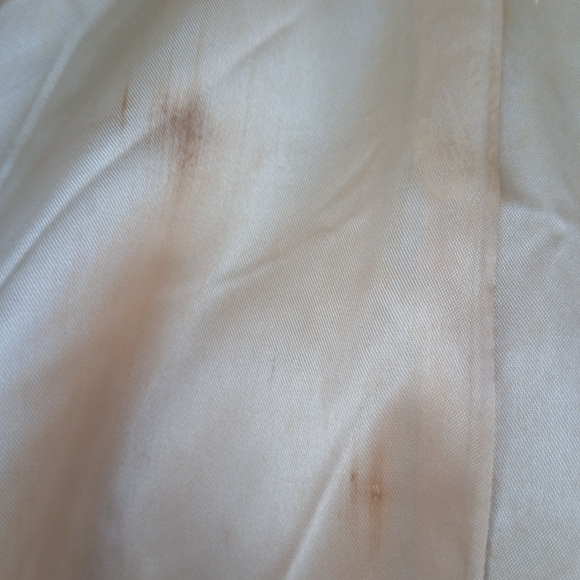 BORGANA Deluxe Elegant Cream Faux Fur Coat 50s 60s Union Tags - Picture 11 of 11